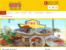 Tablet Screenshot of hubs-restaurant.com